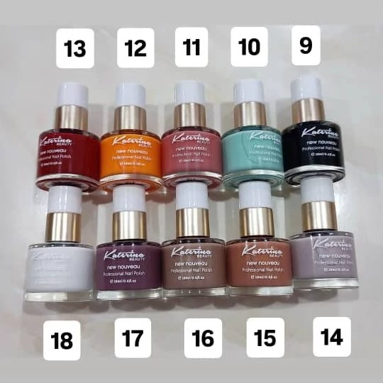 لاک ناخن فول کالر - ویتامینه ناخن کاترینا (پس کرایه)