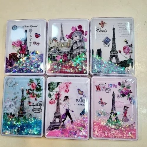 آینه جیبی مدل آکواریومی جنس تیتان استیل -طرح یونیکورن (پس کرایه )